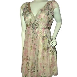 Lipsy London Floral Silk Dress